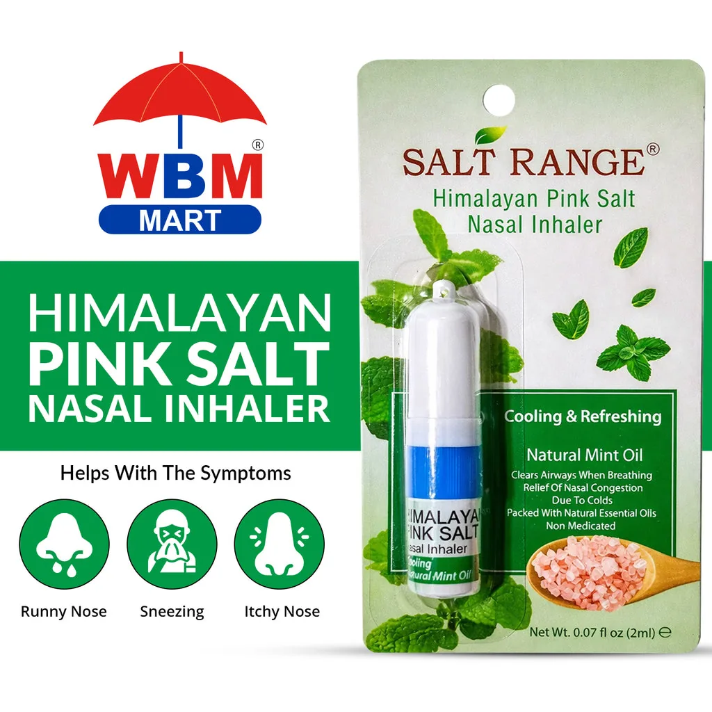 WBM Salt Range Himalayan Pink Salt Nasal Inhaler
